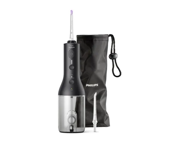 Philips Sonicare Power Flosser 3000 HX3826 - Mundskylning - trådløs - sort