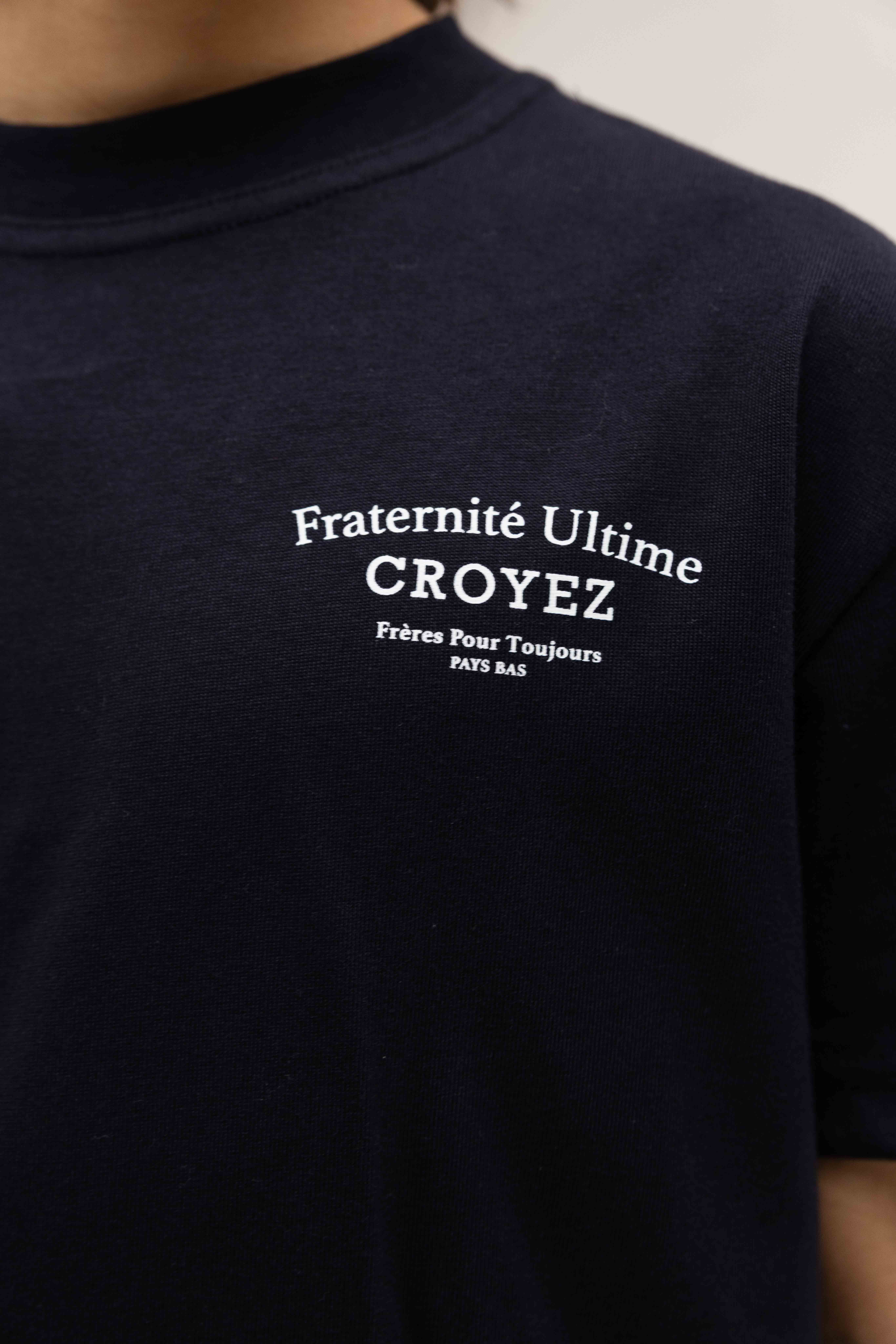 Croyez Mini Fraternité T-Shirt Kids Donkerblauw