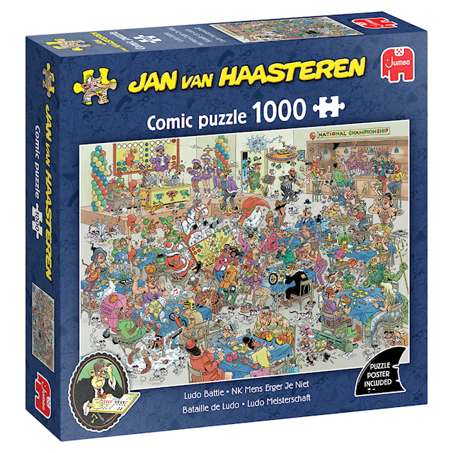 Jan Van Haasteren Puzzle Championship Puslespill 1000 brikker