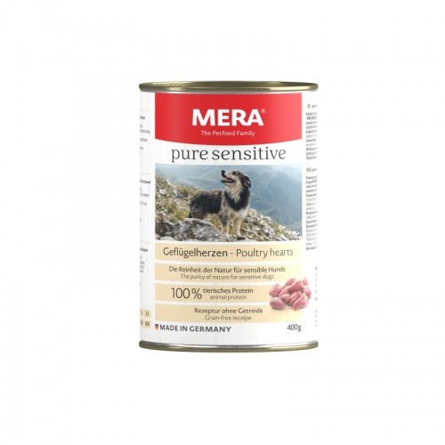Ração úmida Mera Pure Sensitive sabor aves