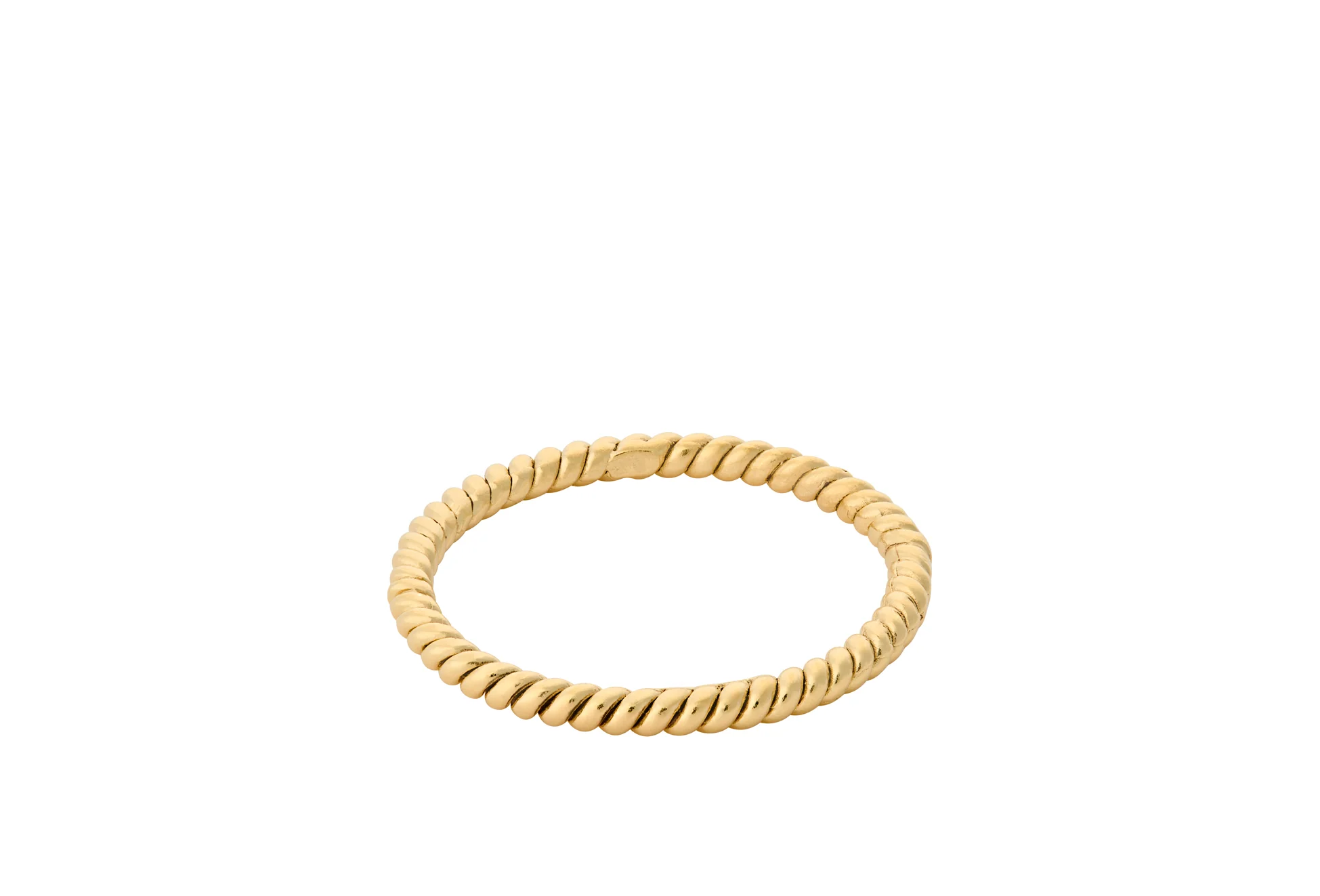 Pernille Corydon  Twisted ring - forgyldt