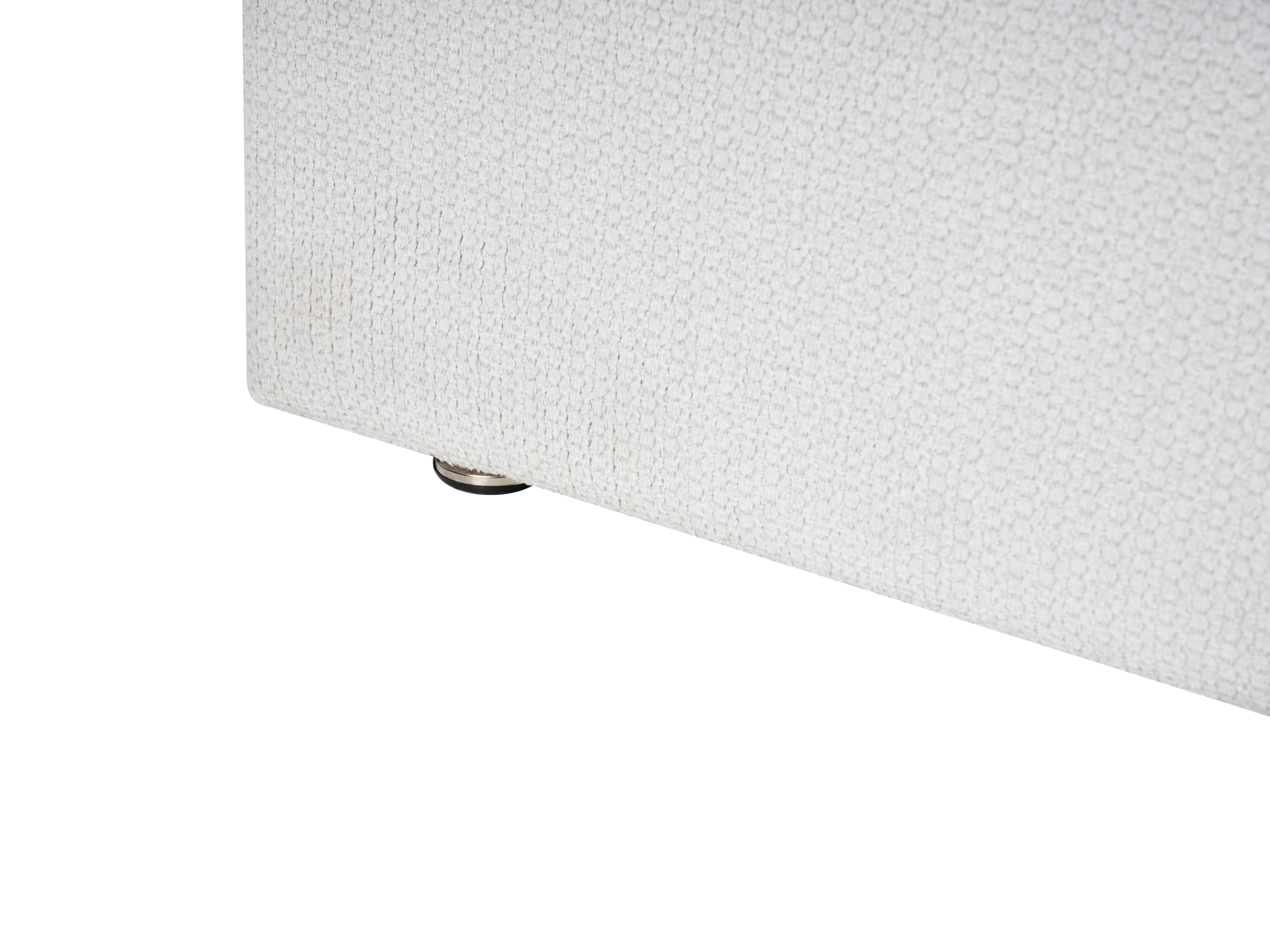 Bed met opbergruimte Stof TARASCON 180 x 200 cm Lichtbeige
