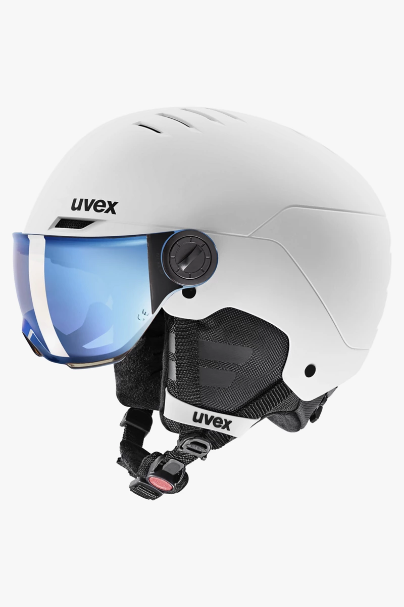uvex rocket visor Kinder Skihelm