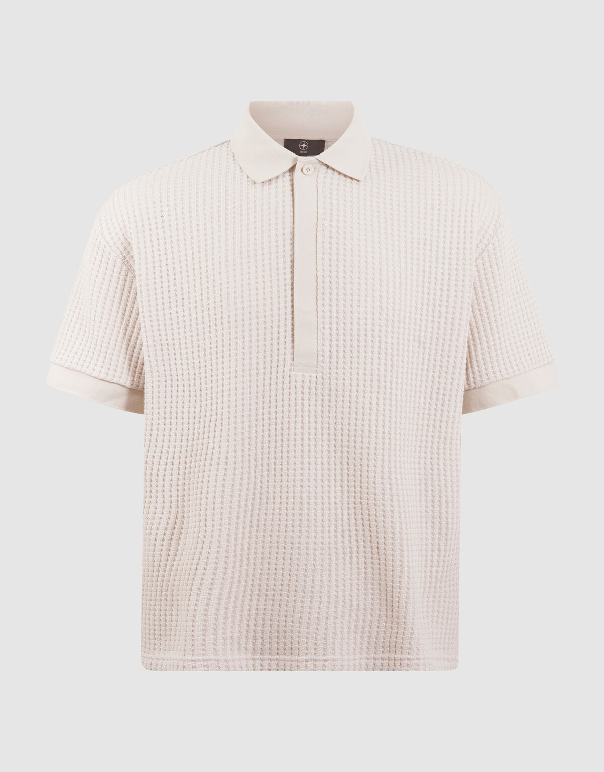 Heavy Waffle Polo Zand