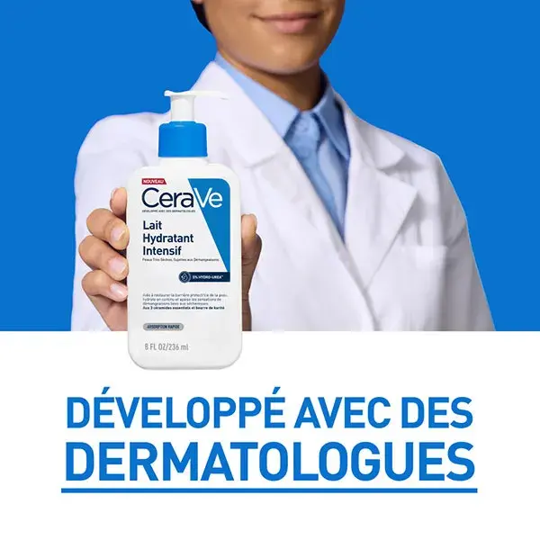 CeraVe Soins Lait Hydratant Intensif Peaux très sèches sujettes aux démangeaisons 236ml