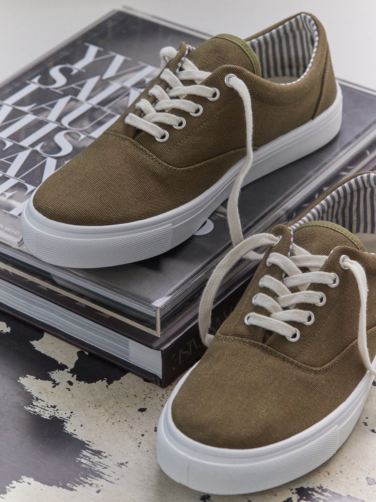 Baskets toile homme coton recyclé