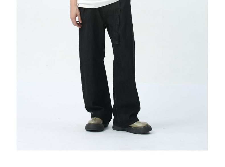 FAERIS - Mid Rise Wide Leg Jeans
