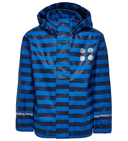 LEGO® Wear Regenjacke - Blau/Navy Gestreift