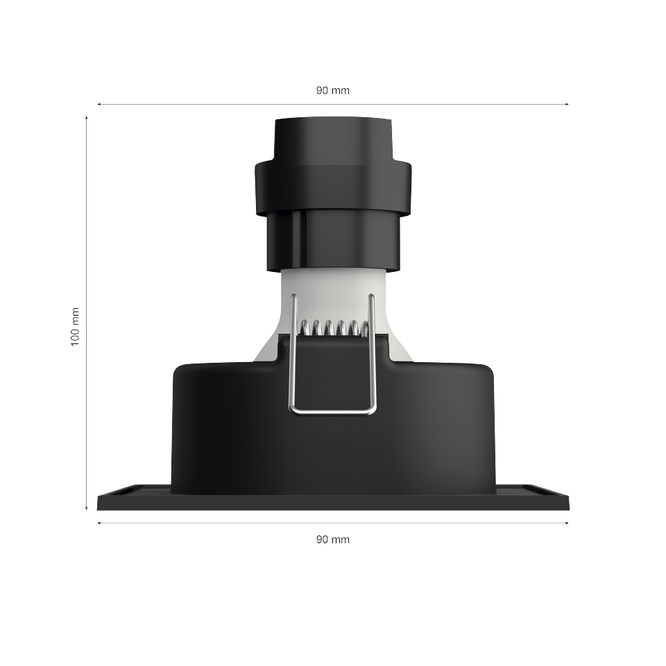 Philips Hue - Centura Hue Recessed Squared - White & Color Ambiance - Aluminium