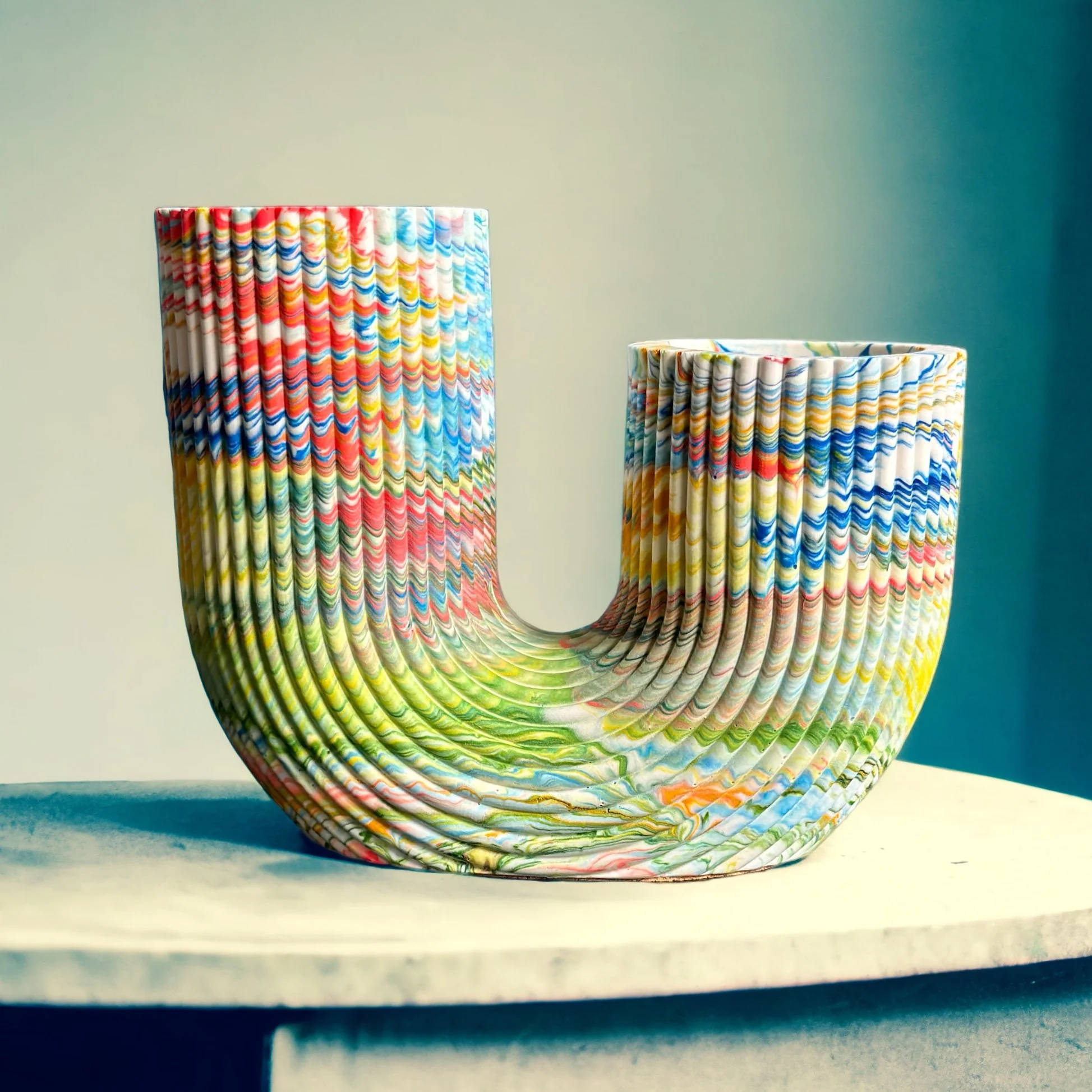 Sarah Jahangir Studio  U-Shaped vase - 17,5x14,5 cm.