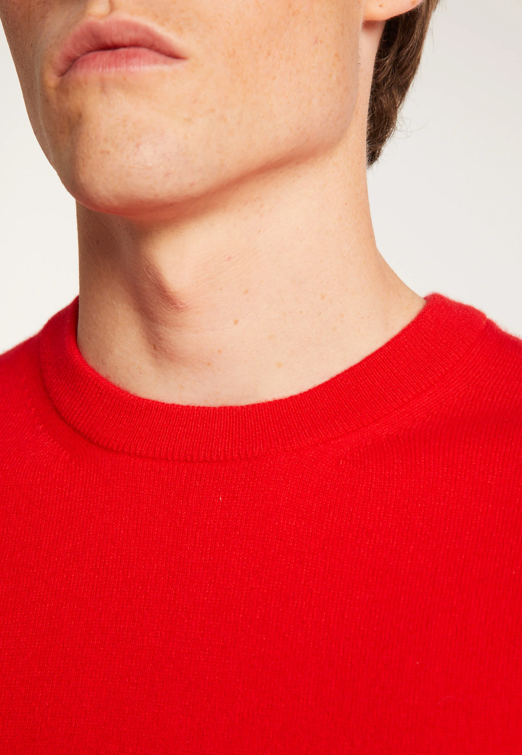 EVAINAH24 - Pull col rond en cachemire | Rouge