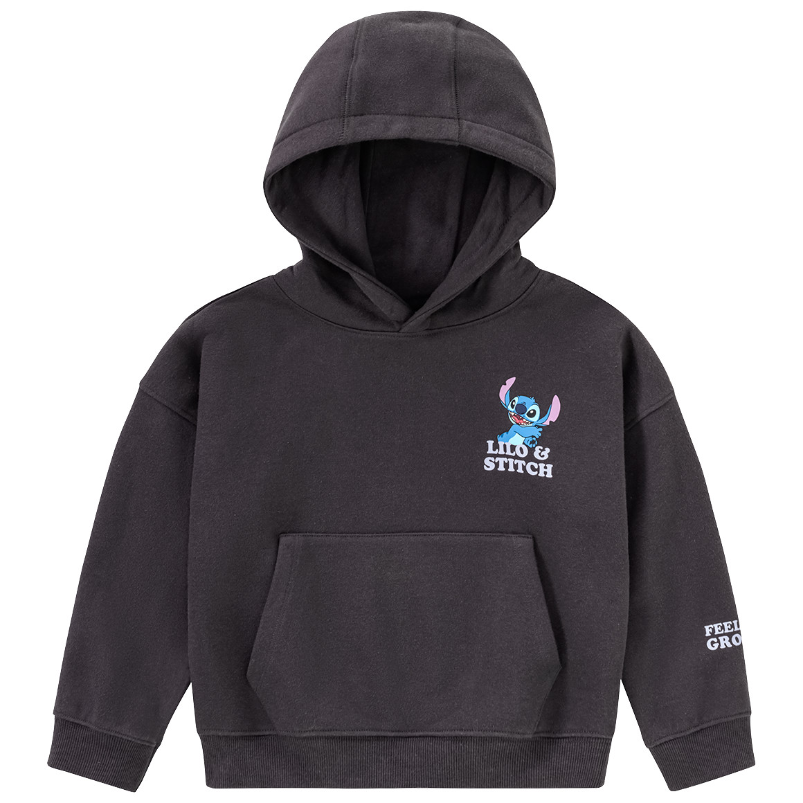 Topolino Disney Stitch Hoodie mit kleinem Print dunkelgrau