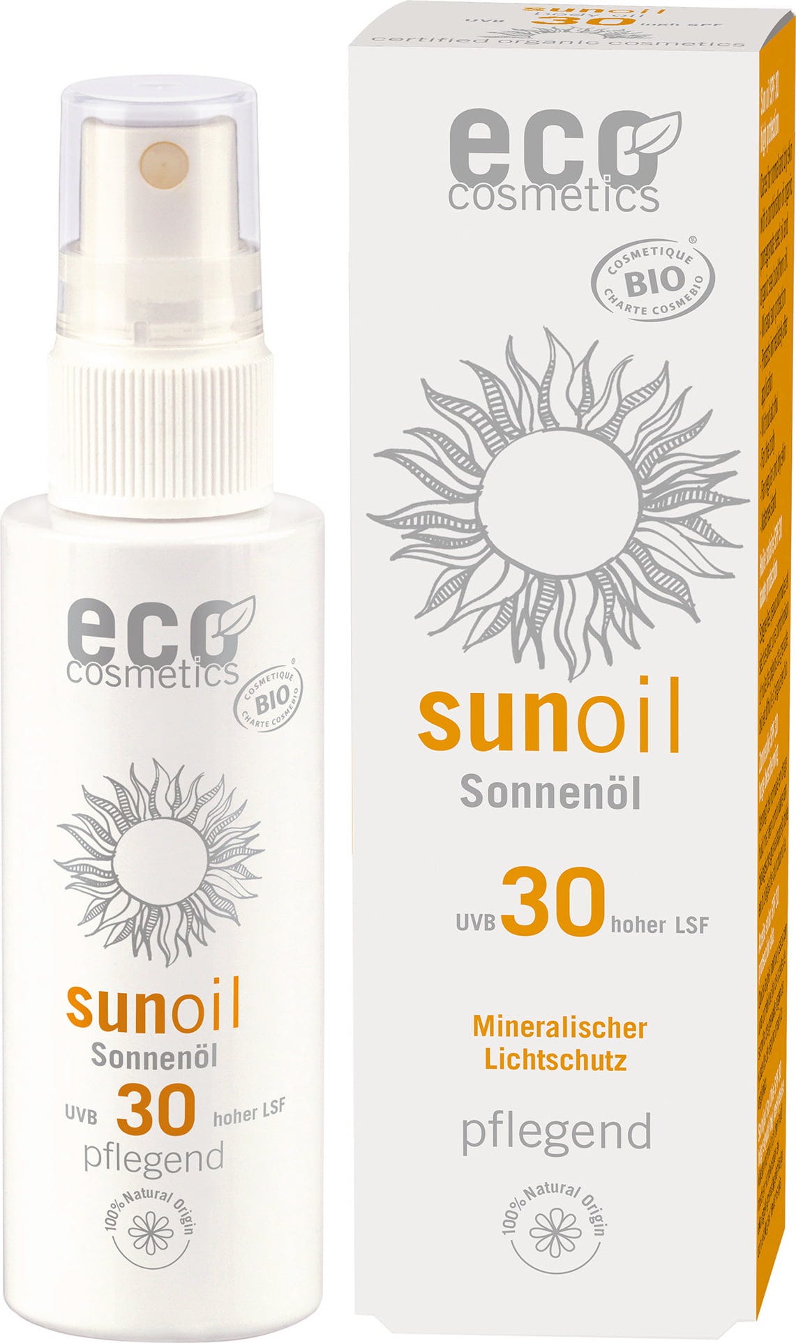 eco cosmetics  Sonnenöl LSF 30, 50 ml
