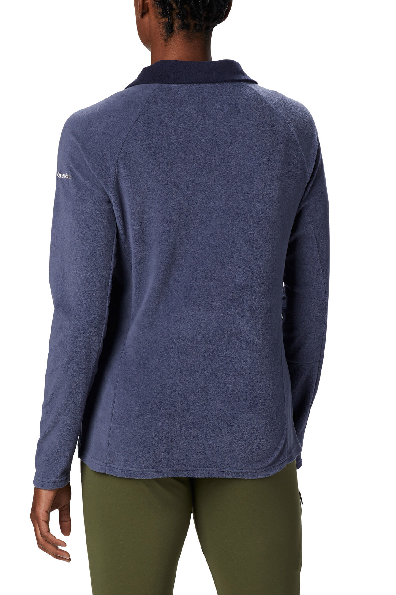 Casaco de lã polar Columbia Glacial™ IV com meio zíper para mulheres - Azul
