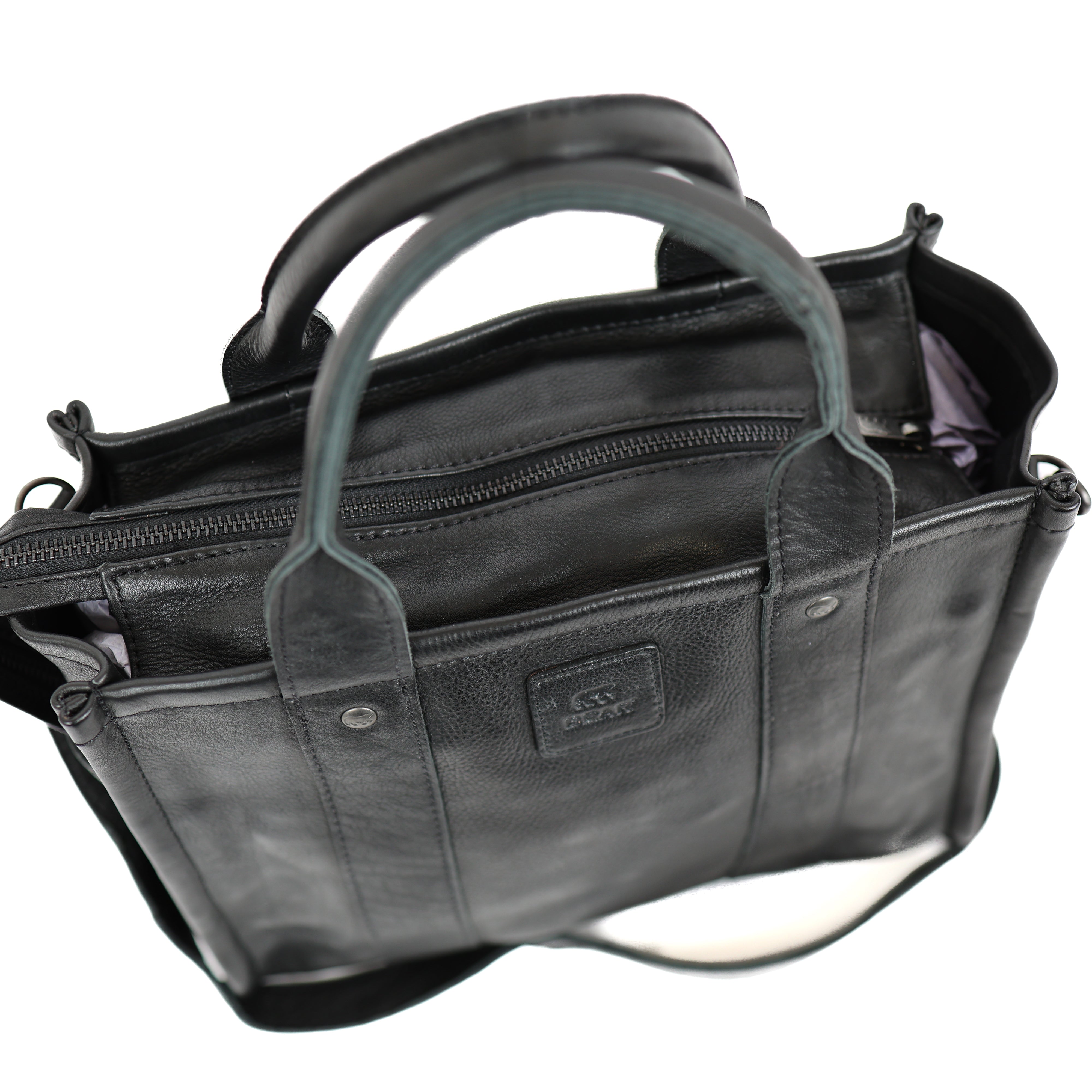 Tote bag 'Pepe' M zwart Zwart