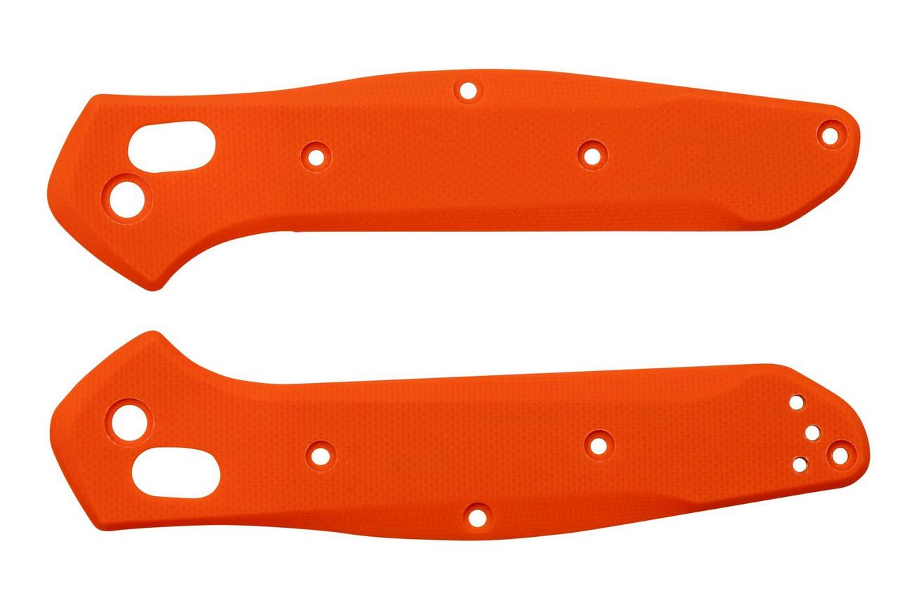 Flytanium Benchmade 940 Osborne Handle Kit FLY-1171OR Orange G-10 Radar Scales, Titanium Hardware