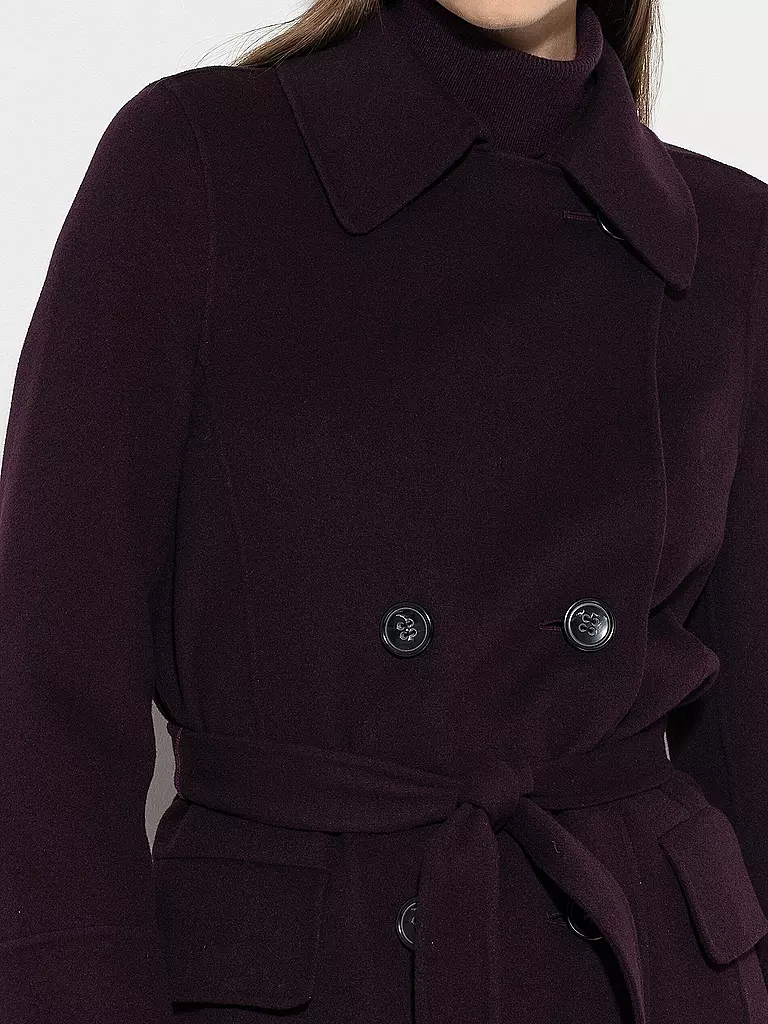 LUISA CERANO Trenchcoat dunkelrot