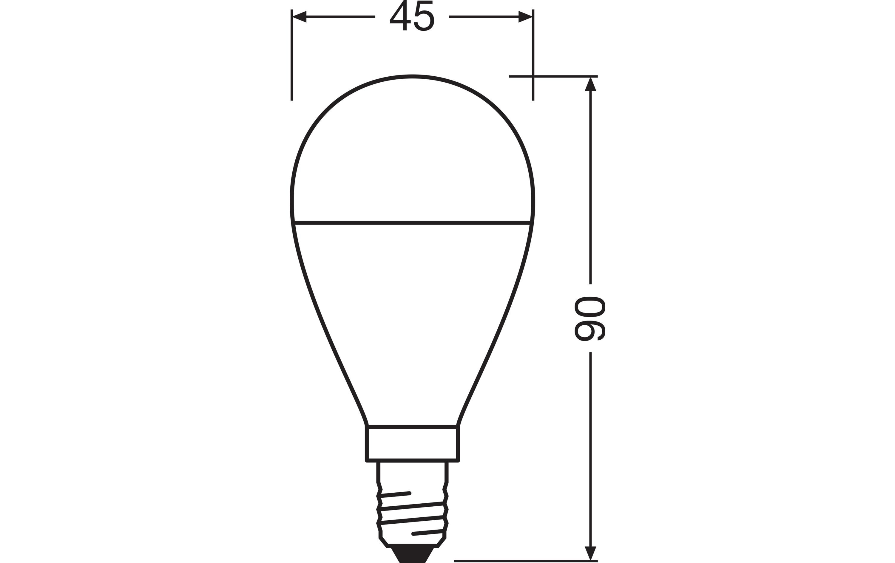 Lampe Star SMD, 7.5W, E14 WarmweissLED-Lampe
