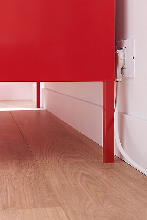 Rallonge intérieur H05VV-F Diall 3 x 1.5 mm² 3m + prise blanc