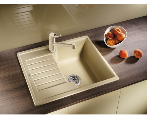 Blanco ZIA 40 S spoelbak, 615 x 500 mm, zwart, 526006