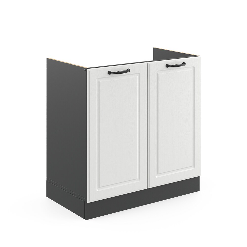 Vicco Spülenunterschrank 80 cm Anthrazit Küchenschrank Unterschrank Küchenzeile R-Line