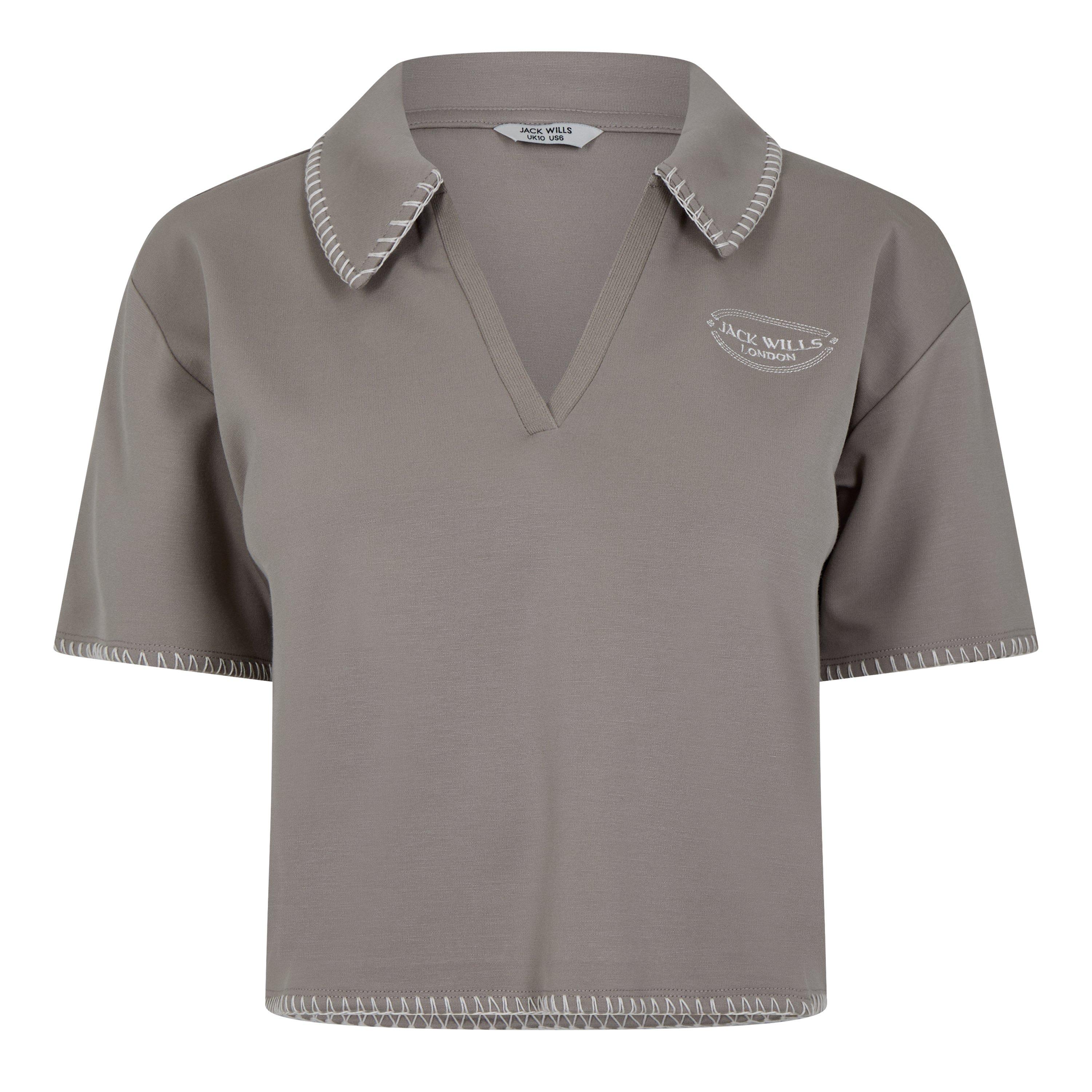 Jack Wills JW Blanket Stitch Polo Shirt
