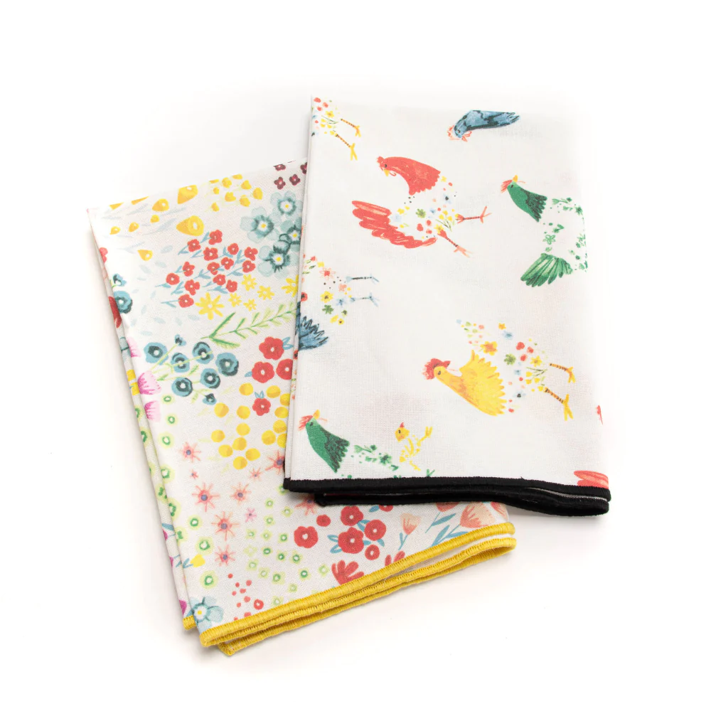 Lot de 2 torchons Lisa Amadeus