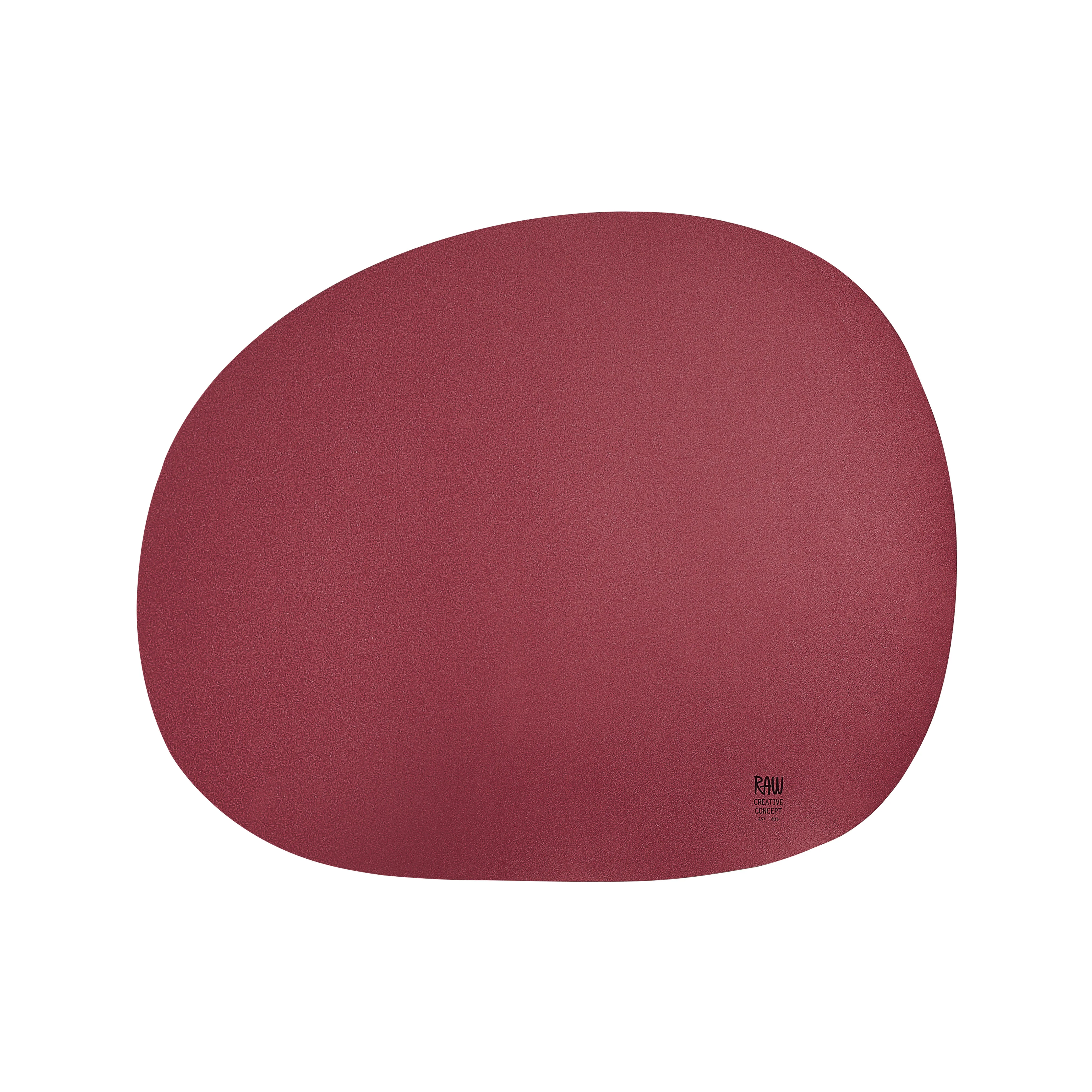RAW  Dækkeserviet Silicone - Bordeaux