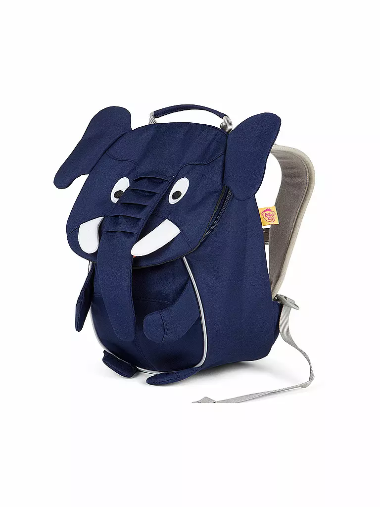 AFFENZAHN Kinder Rucksack Kleine Freunde - Emil Elefant dunkelblau