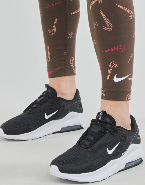 Nike - HW TIGHT AOP PRNT - BAROQUE BROWN/WHITE