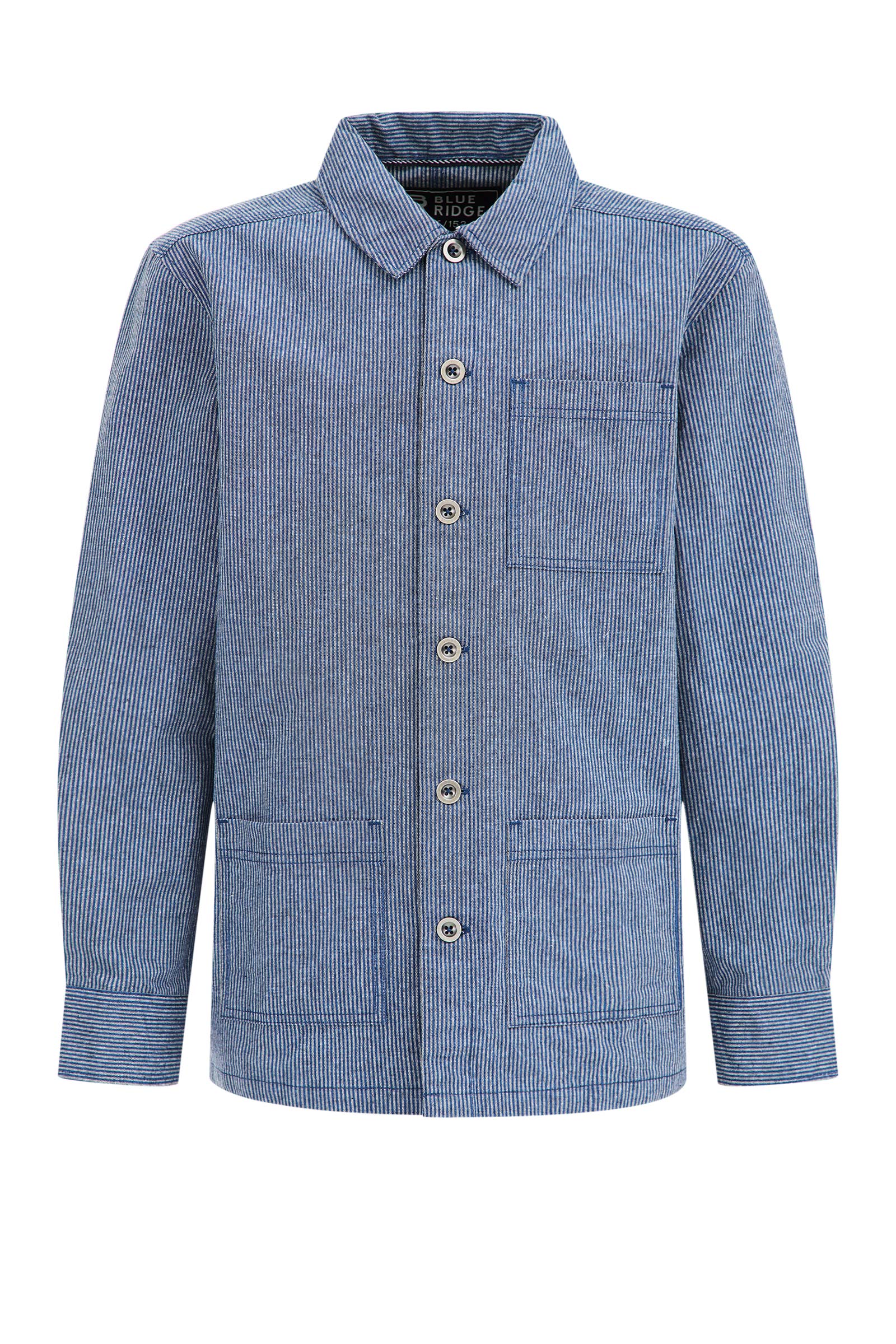 Jongens overhemd met dessin Blue Ridge Blauw