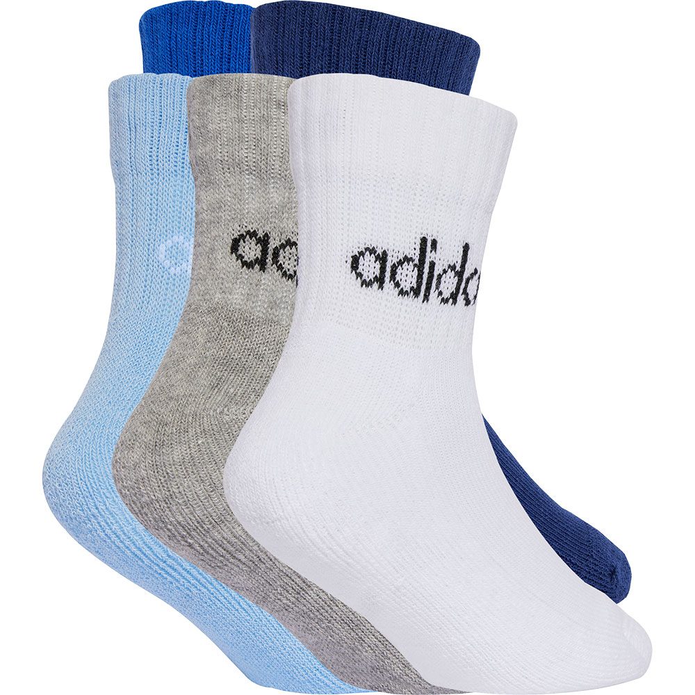 adidas Linear Ankle Socken 5 Paar Kinder dark blue