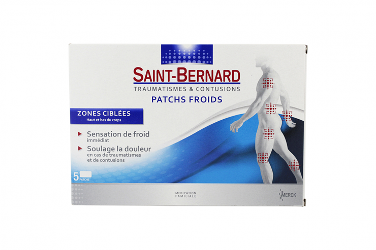 Saint-Bernard 5 patchs zones ciblées