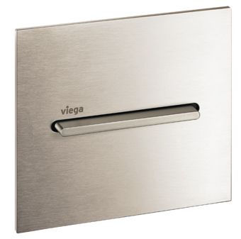 Viega Visign urinoir afmontageset m. bedieningsplaat Visign for More 104 14x15cm metaal RVS