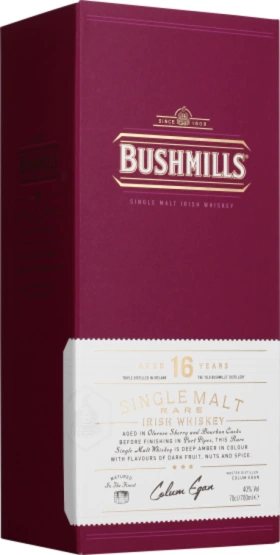 BUSHMILLS 16 YEARS SINGLE MALT 70CL