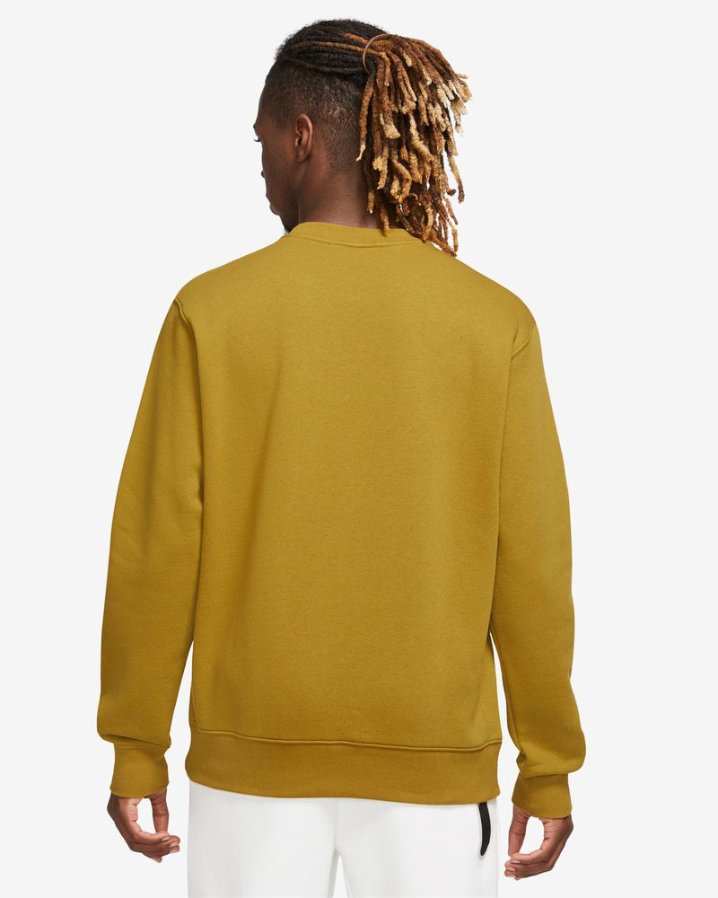 Sweat-shirt Nike Sportswear Club Fleece Jaune Or pour homme