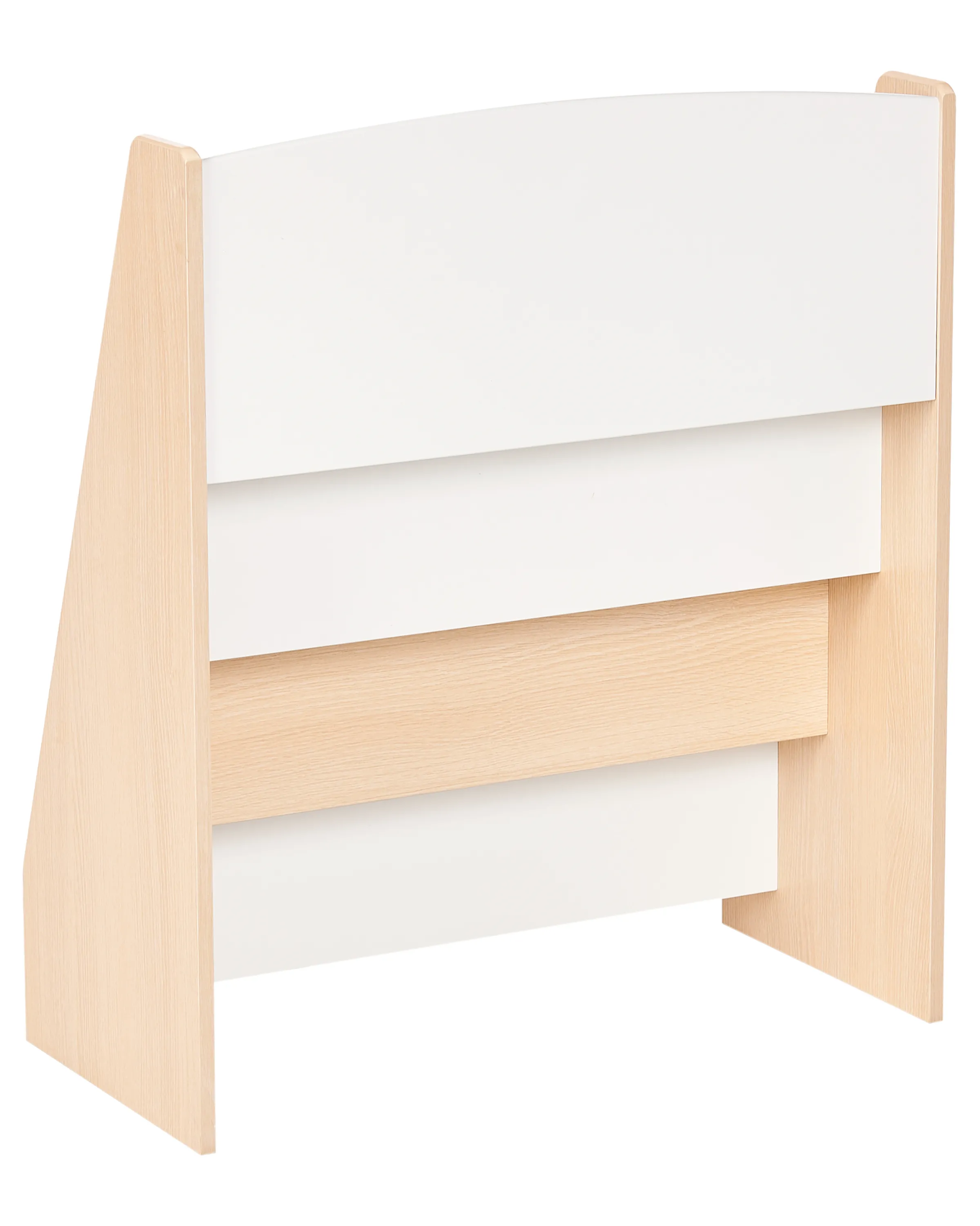 Boekenkast met 4 planken LILOET 70 cm Lichtbruin