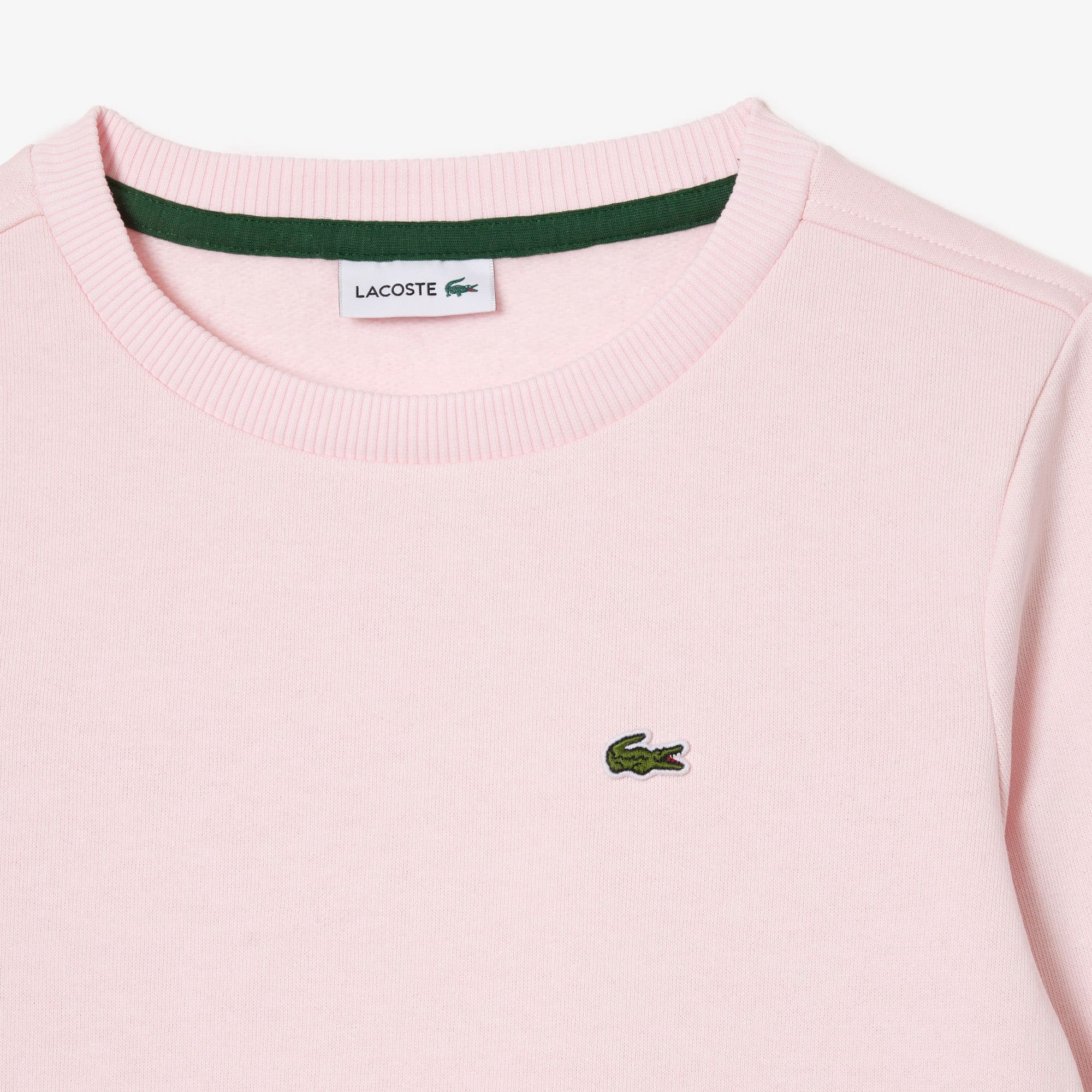 Sweatshirt enfant Lacoste en molleton de coton biologique Pullovers & Sweatshirts - Rose - Lacoste - Enfant