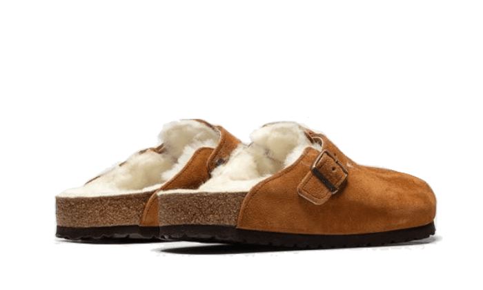 Birkenstock Boston Shearling Suede Mink