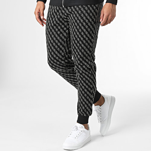 Ensemble Veste Zippée Et Pantalon Jogging Noir