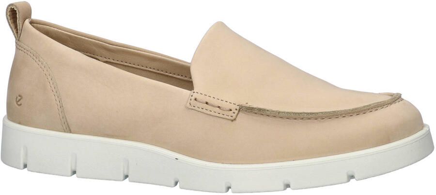 Ecco Bella nubuck instappers beige