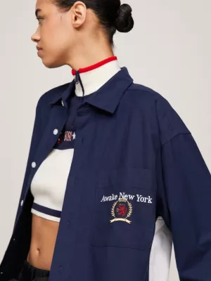 Camiseta Tommy x Awaw NY com logo nas costas
