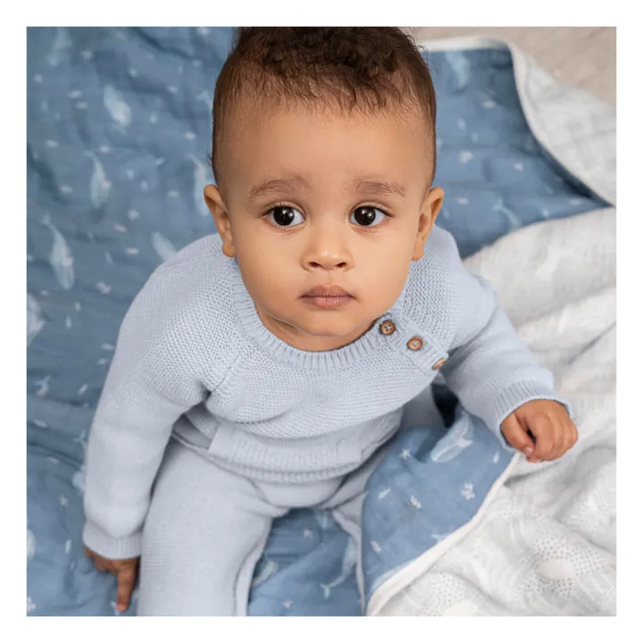 aden + anais Couverture de rêve Oceanic | Bleu