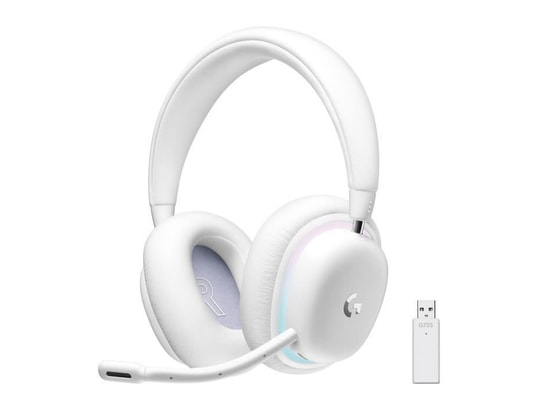 LOGITECH - Micro-Casque G - casque gaming - sans fil - g735 lightspeed rvb, bluetoot...