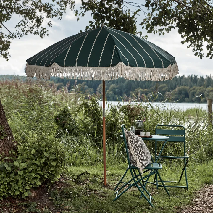 House Doctor - Block Sonnenschirm Ø 190 cm, grün