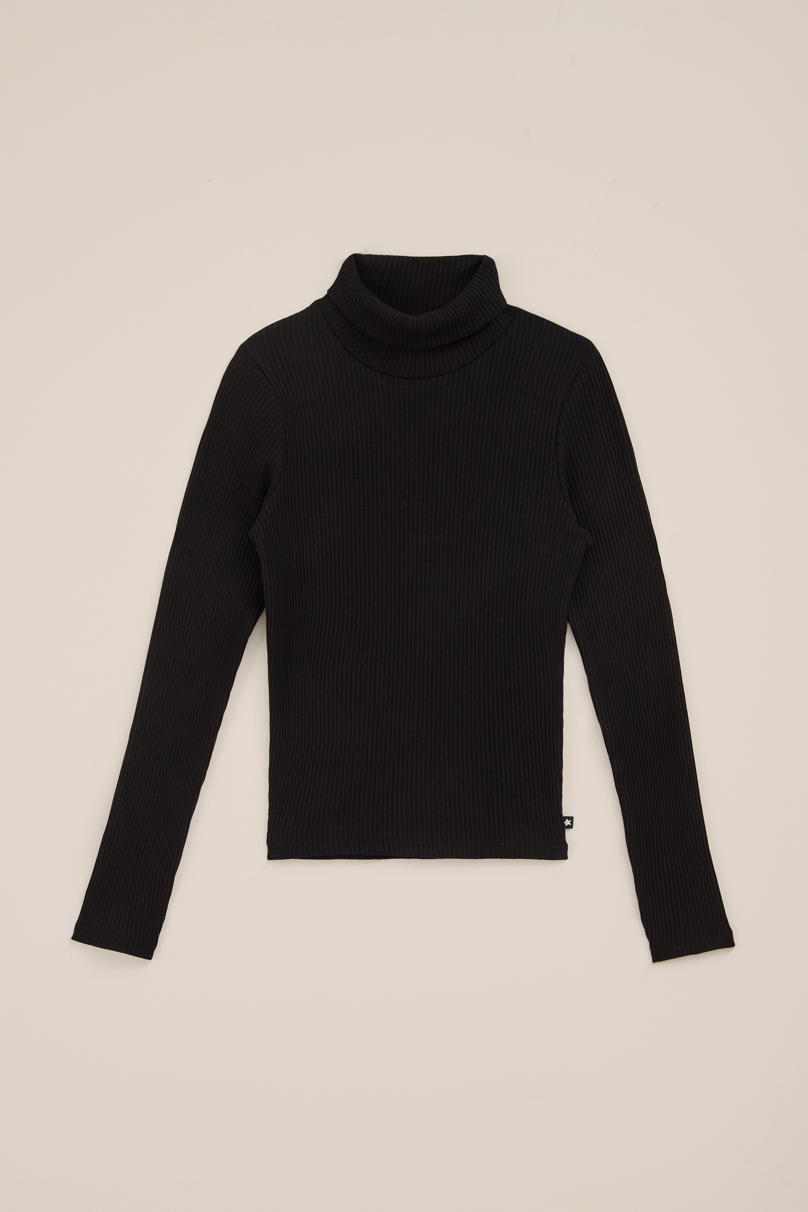 Meisjes top met col WE Fashion Zwart