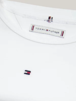 Camiseta essencial de manga comprida com babados