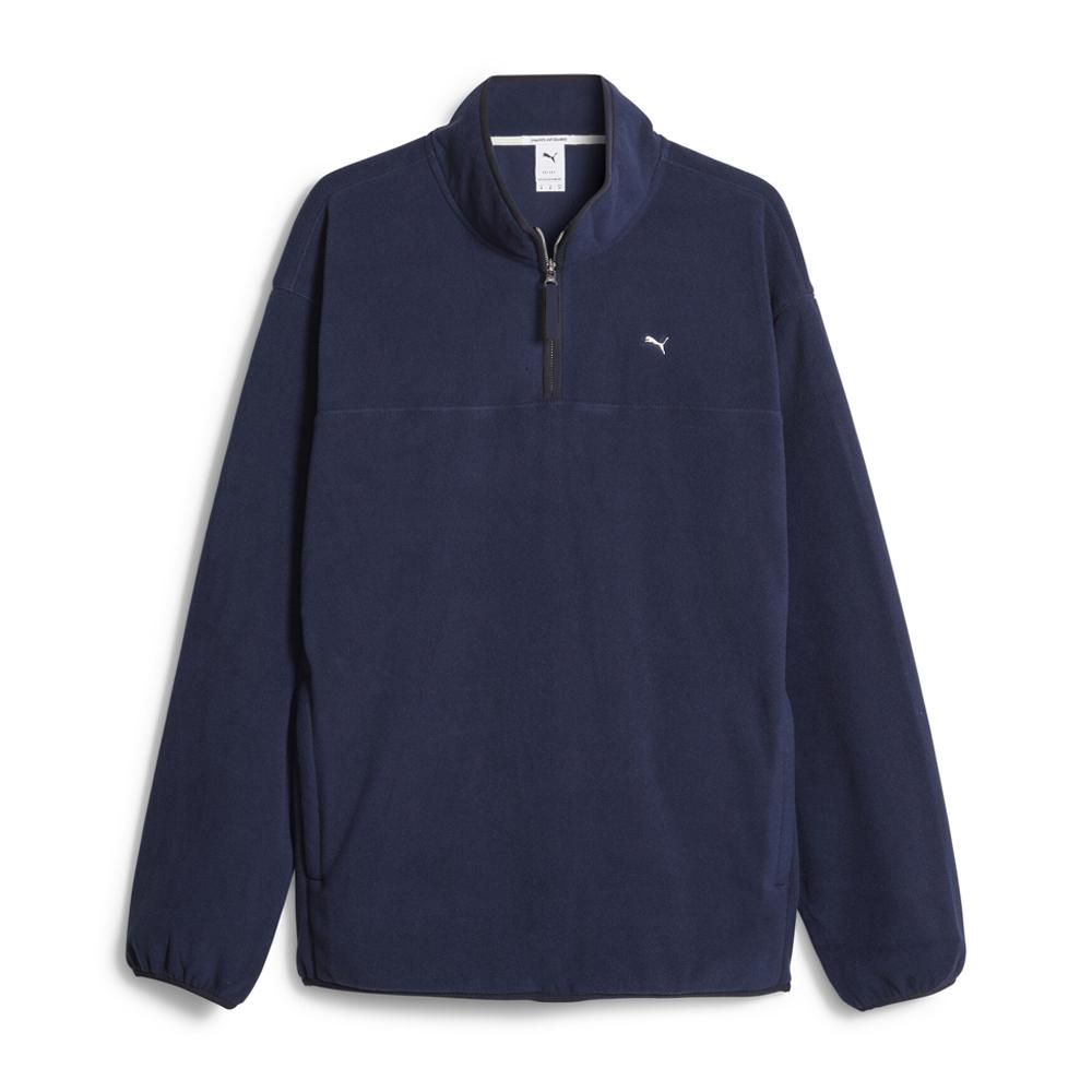 Puma Polaire 1/2 Zip Marine Homme Puma Polarfleece