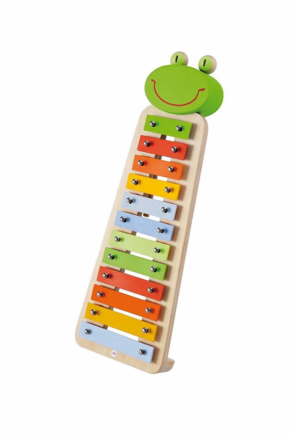 Xylophone grenouille en métal