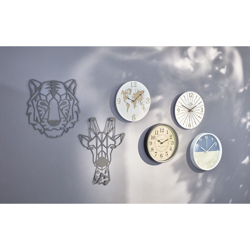 Horloge ronde en bois